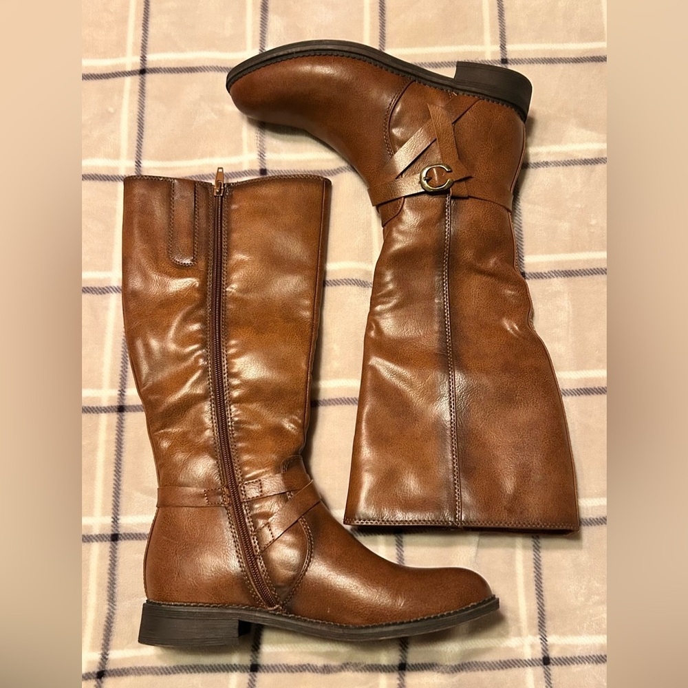 Frye & Co Gaylin Stacked Heel Riding Boot